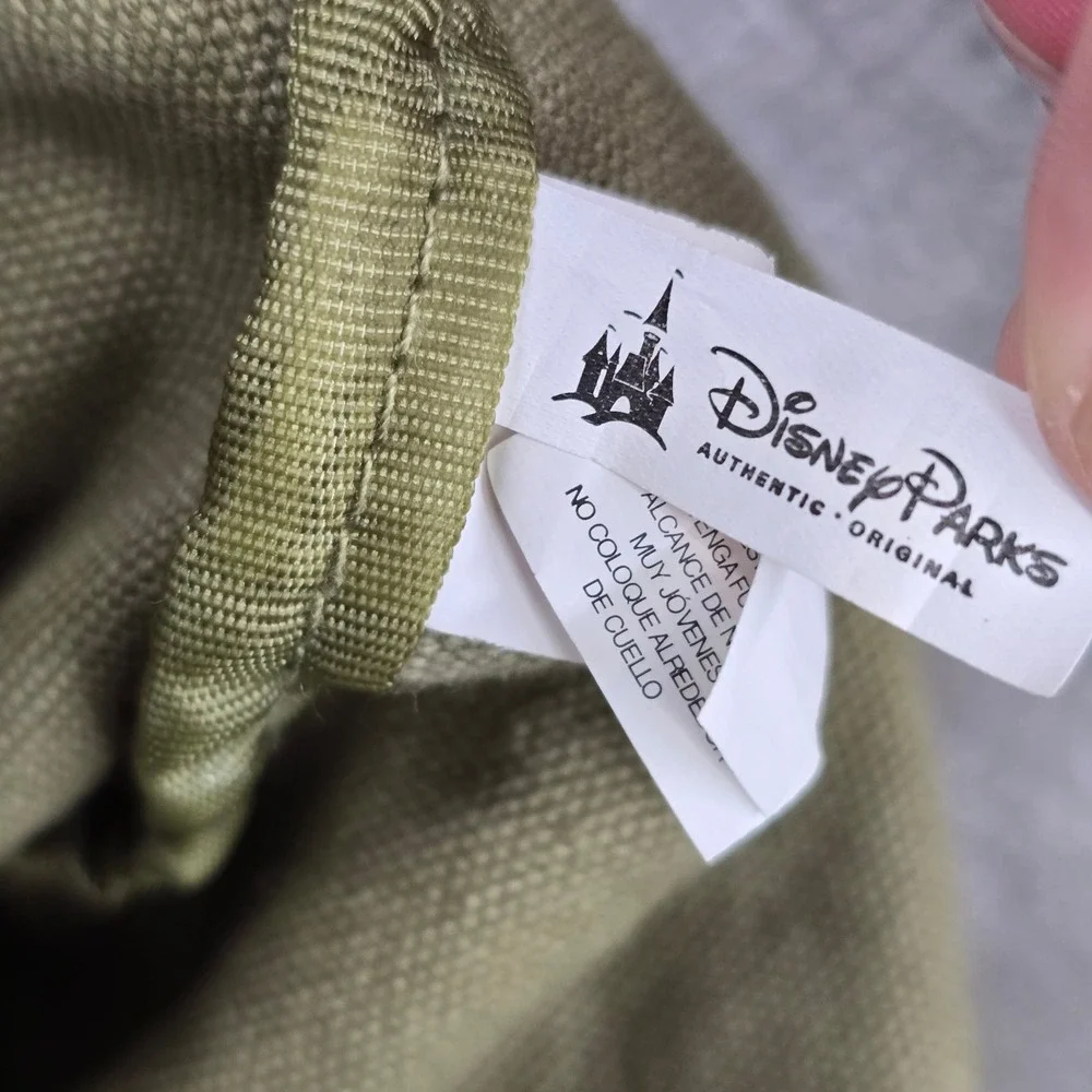 VTG Disney Parks Messenger Bag Green Animal Kingdom Canvas Crossbody